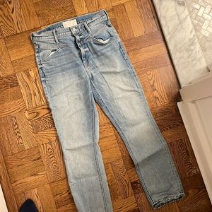 Mother Hi Rise straight jeans